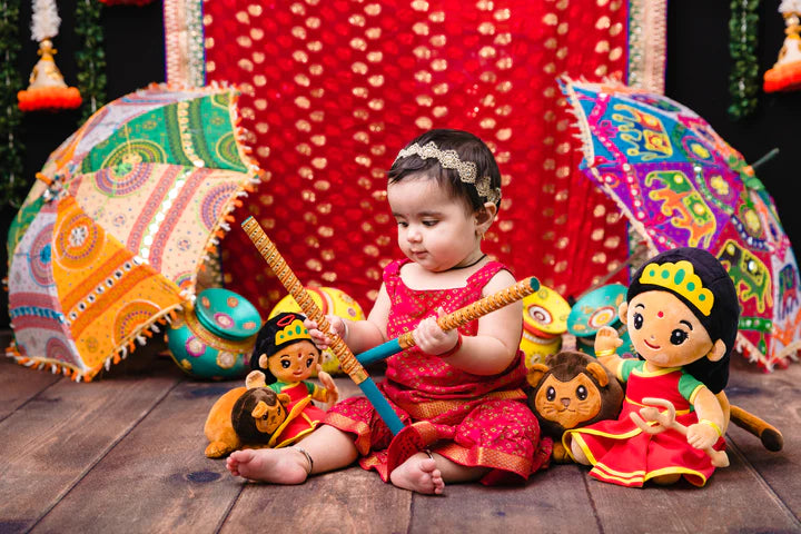 Oct 11, 2023 Navratri Themed Baby Photoshoot