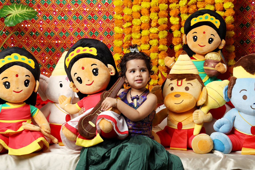 Saraswati Devi Large (22 inch) Huggable Plush Toy