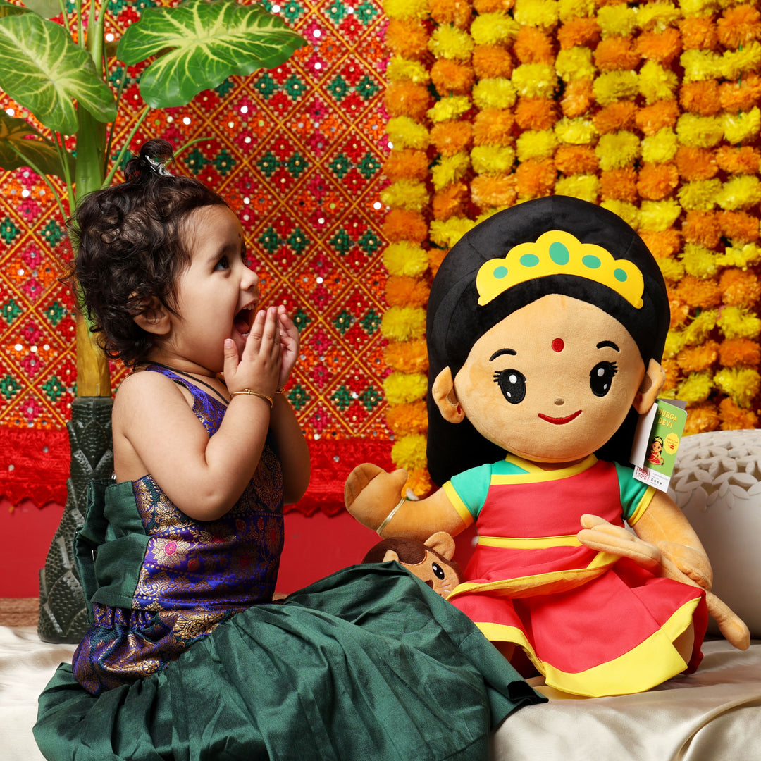 Durga Devi Large (22 inch) Huggable Plush Toy