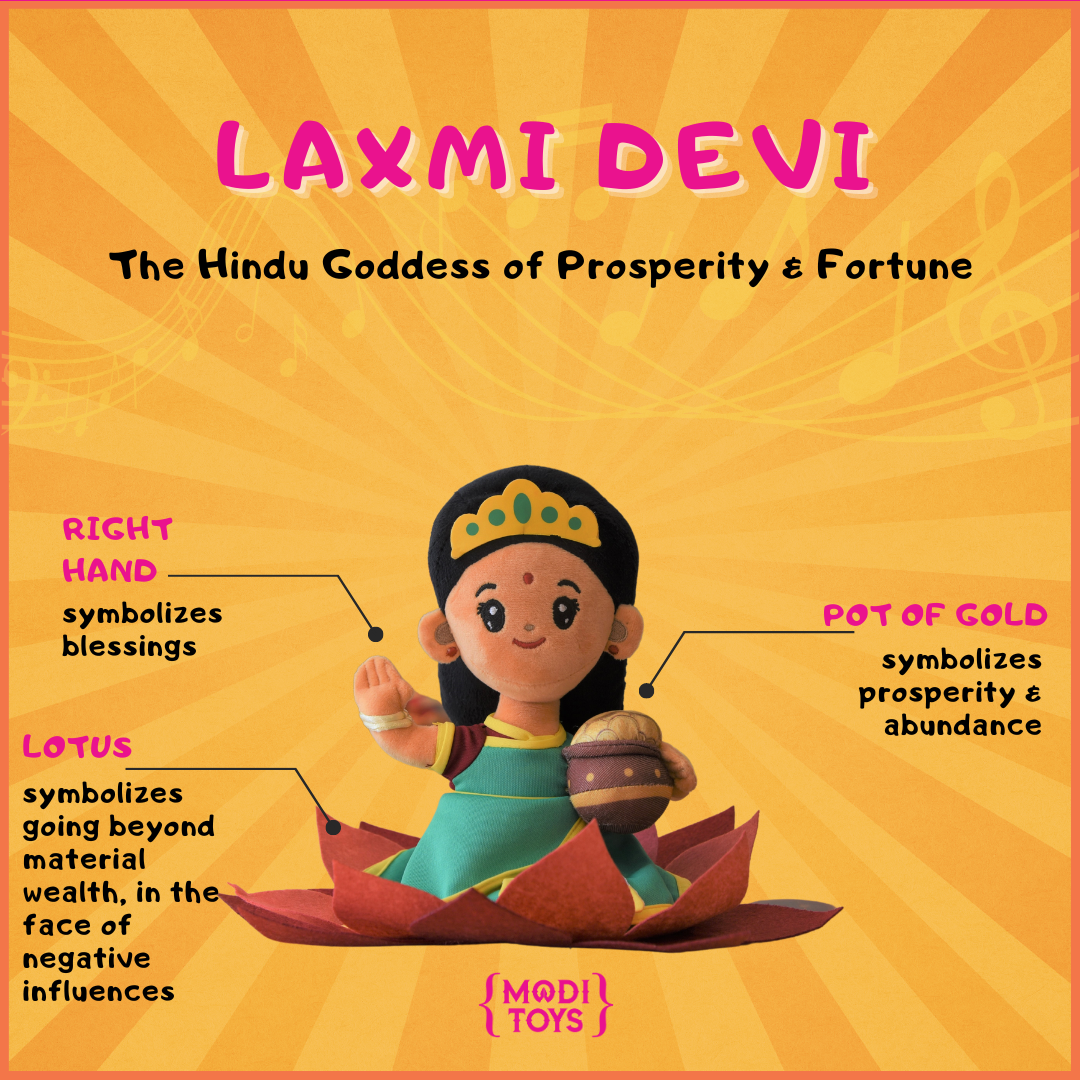 Laxmi Devi Large (22 inch) Huggable Plush Toy