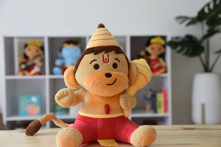 Baby Hanuman (Medium 11 inch) Mantra Singing Plush Toy