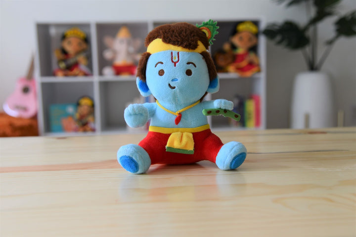 Baby Krishna (Mini 7 inch) Mantra Singing Plush Toy