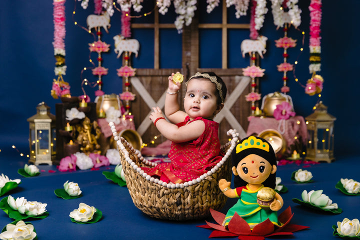Laxmi Devi (Mini 7 inch) Mantra Singing Plush Toy