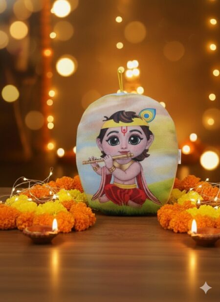 Baby Krishna Mantra Singing Pillow Plushie